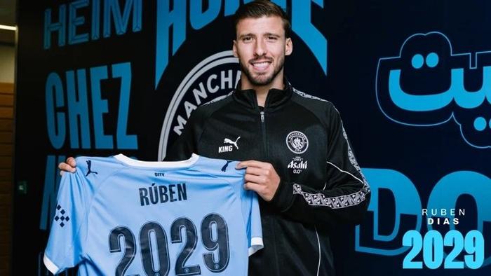 澳洲幸运10计划-曼城官宣续约鲁本-迪亚斯至2029年，后防核心留队