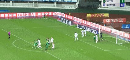 【中超】大奎梁诺恒建功马尔康倒勾 浙江队2比1三镇